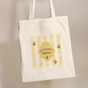 Custom Bee Birthday Tote Bag | Kids Party Favor | Minimalist Nursery Decor