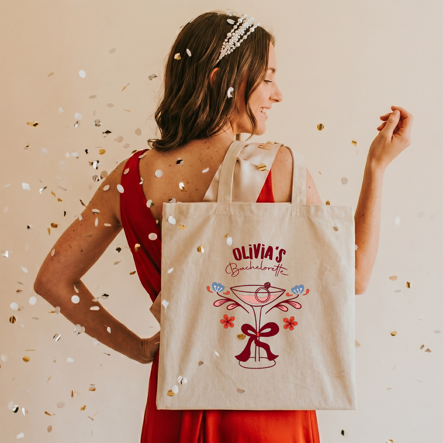 Custom Bachelorette Tote Bag | Bridal Party Gift